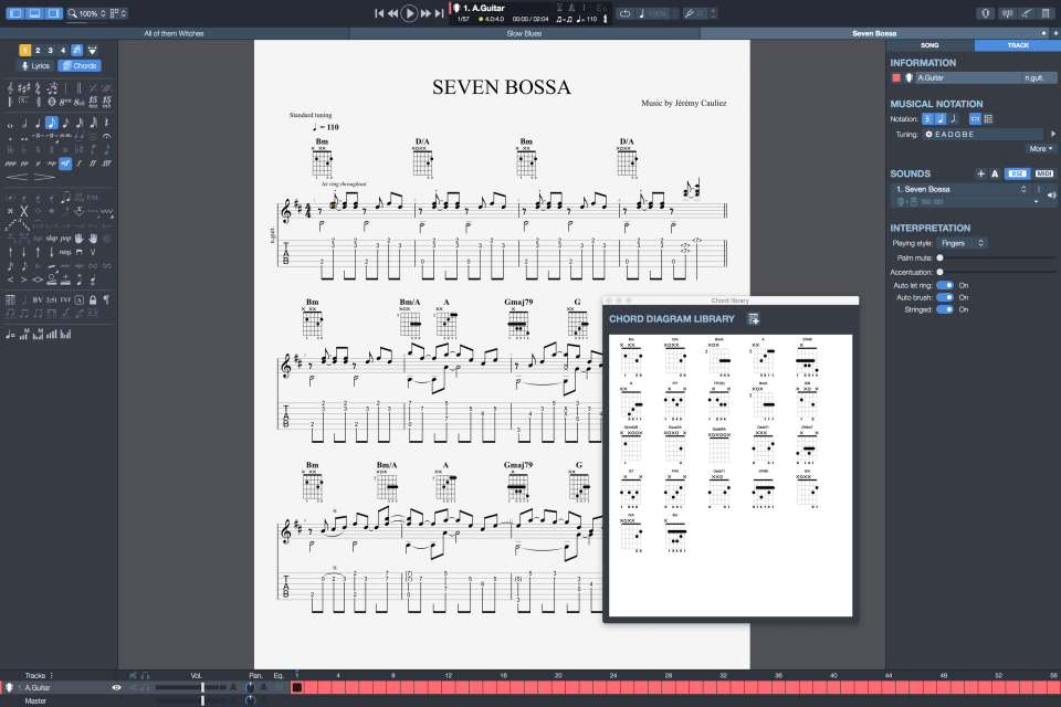 screenshot of Guitar Pro